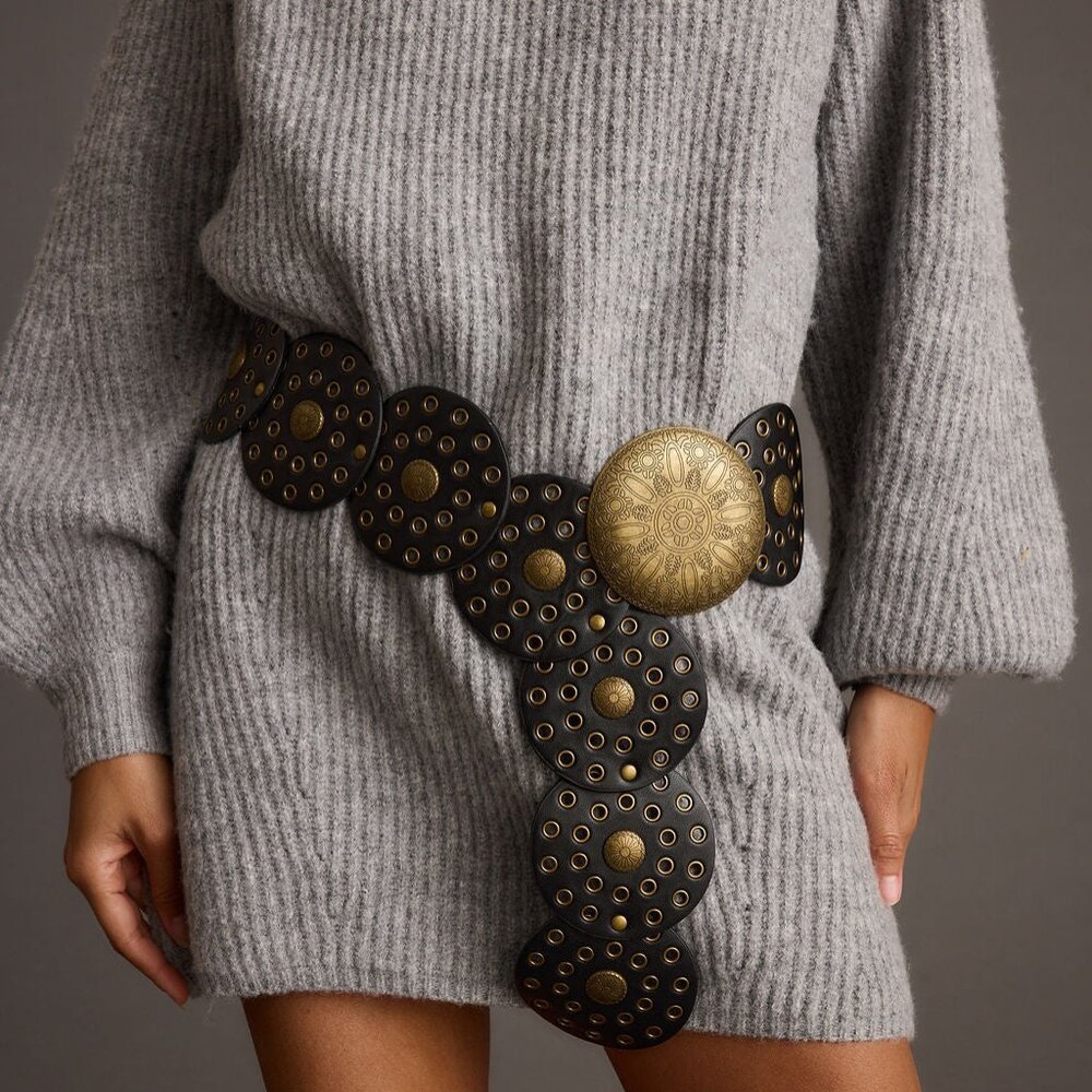 12th Tribe Eileen Brown Low Rise Belt Size O/SO/S